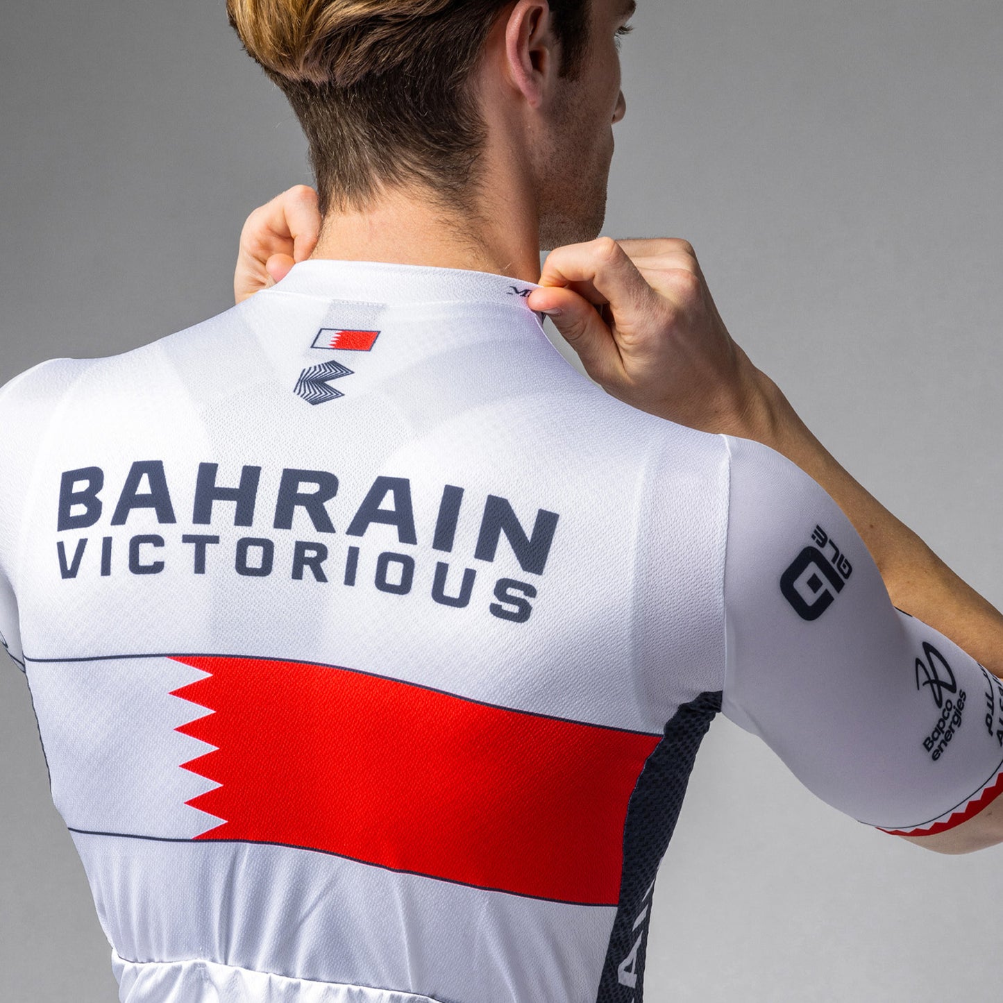 Short Sleeve Jersey Man Bahrain Victorious Campione Bahrain