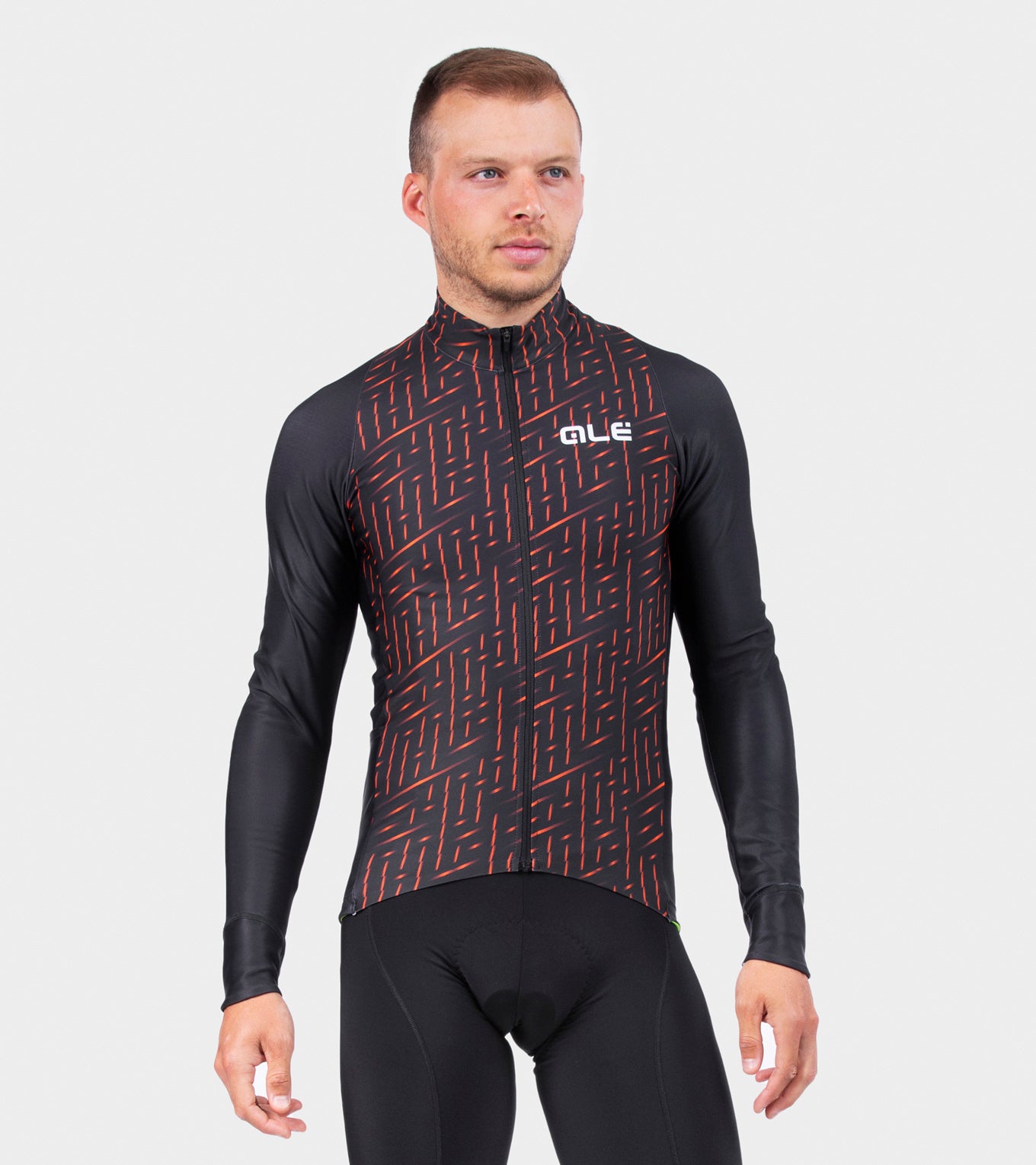 Long Sleeve Jersey Man Green Bolt