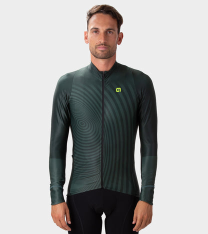 Langarm Trikot Mann Green Digital