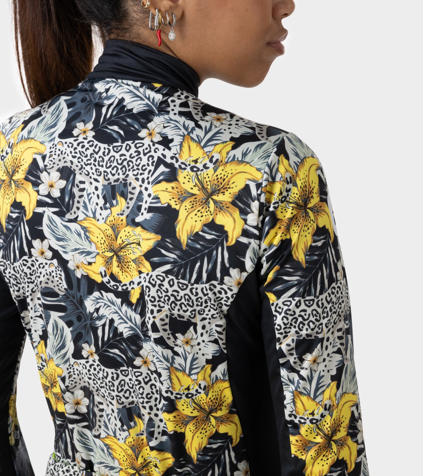 Long Sleeve Jersey Woman Hibiscus