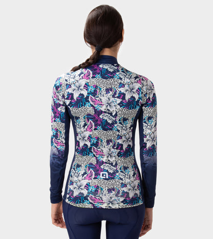 Long Sleeve Jersey Woman Hibiscus