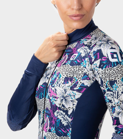 Long Sleeve Jersey Woman Hibiscus