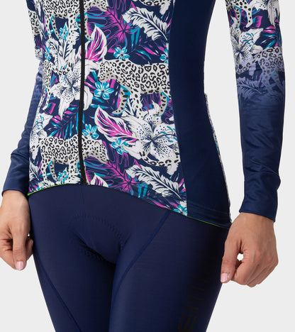 Long Sleeve Jersey Woman Hibiscus