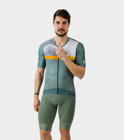 Kurzarm Trikot Mann Zig Zag