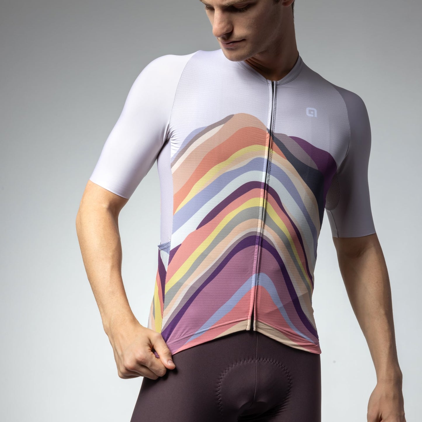 Kurzarm Trikot Mann Rainbow