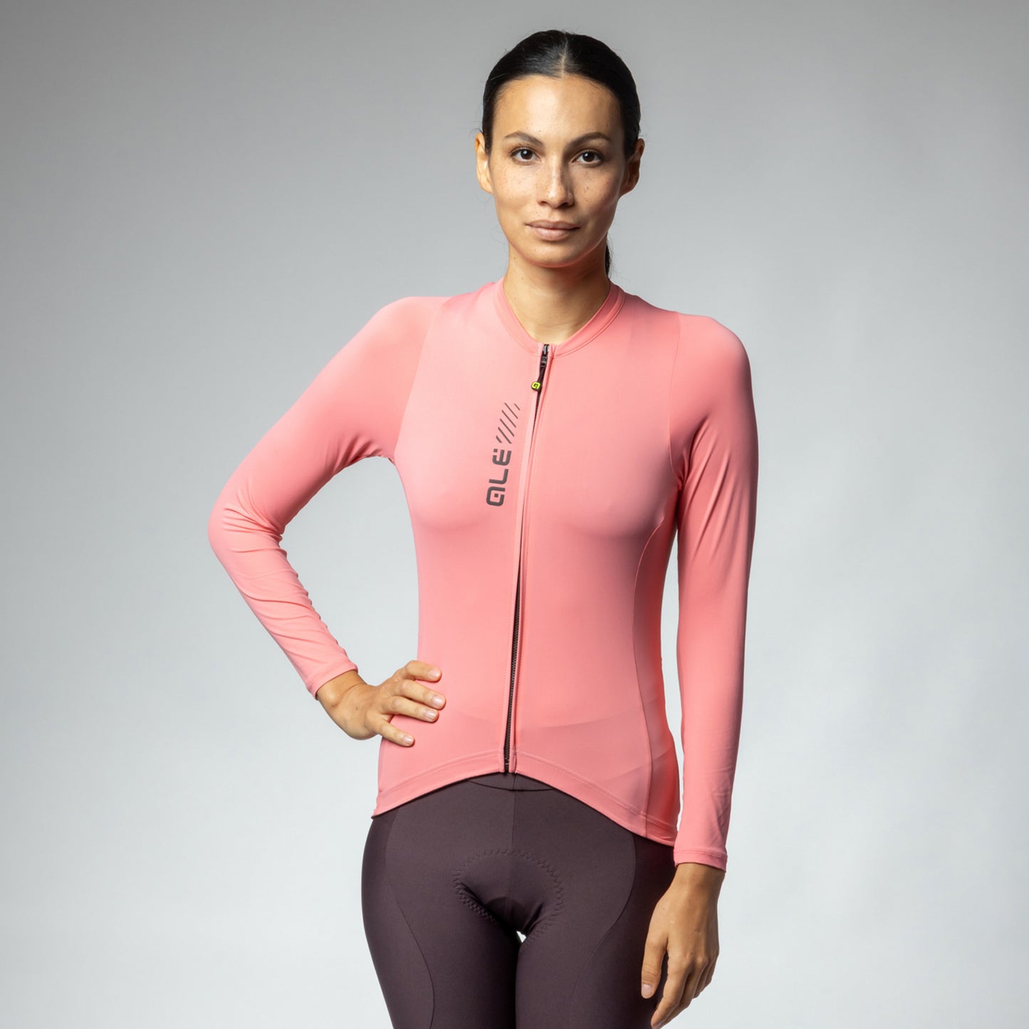 Maglia Manica Lunga Donna Color Block