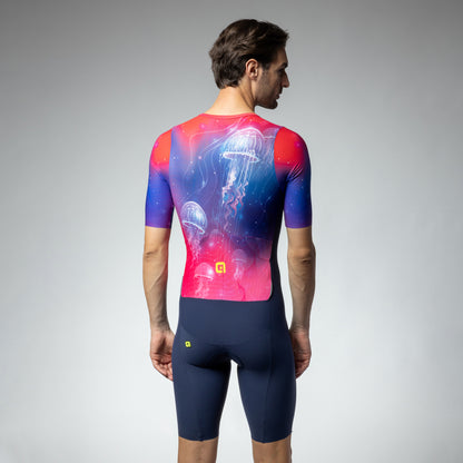 Front Zipper Skinsuits Man Sea