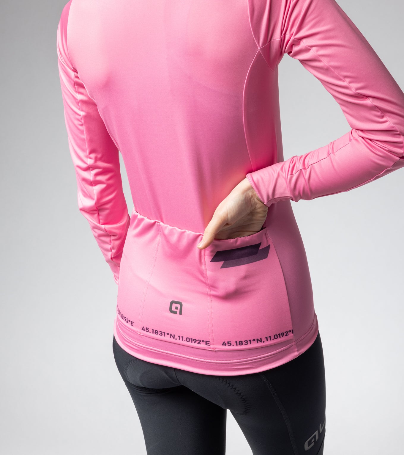 Weimostar Maillot de cyclisme à manches longues pour femme, A Pink Girl, Moyen Weimostar Maillot de cyclisme à manches longues pour femme, A Pink Girl, Moyen