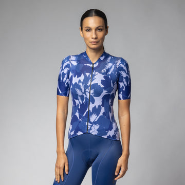 Short Sleeve Jersey Woman Flower