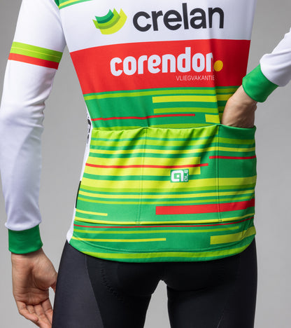 Langarm Trikot Mann Crelan Corendon